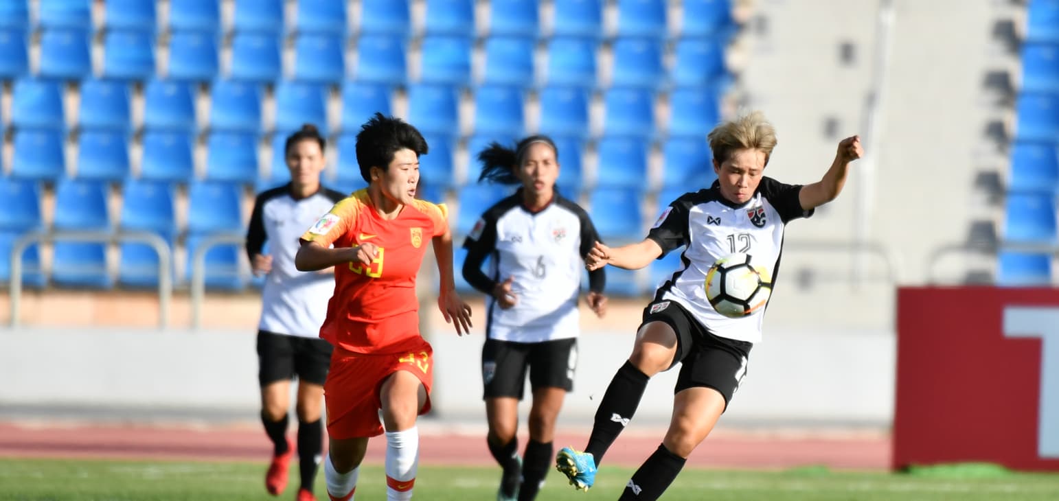 泰国女足队参加亚足联精英赛